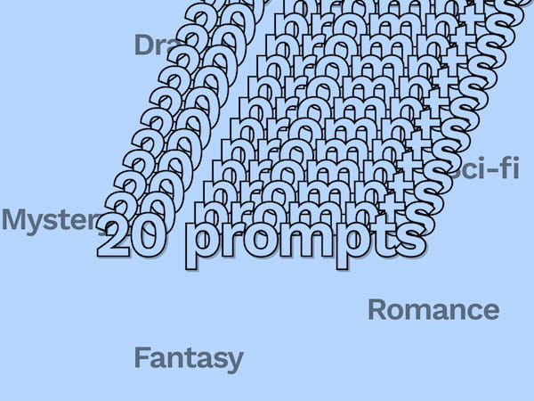 Fantasy, Mystery, Sci-fi, Romance, Drama (20 prompts)