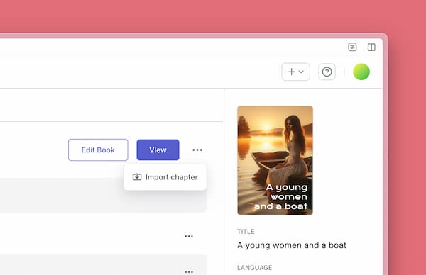 Easily Import Chapters into Verbals